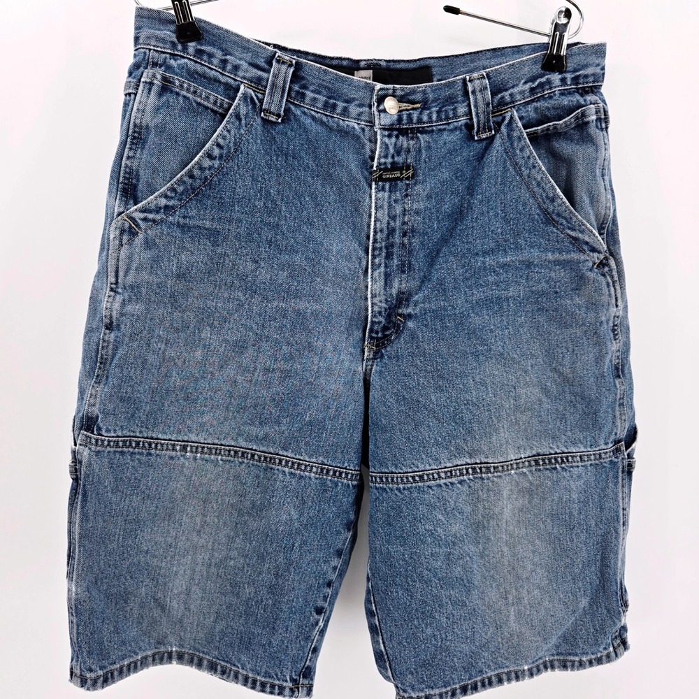 Marithe Francois Girbaud Vintage  Denim Carpenter Shorts Baggy Y2K Size 34